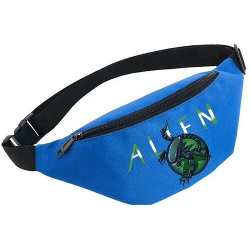 фото Сумка поясная noname, голубой