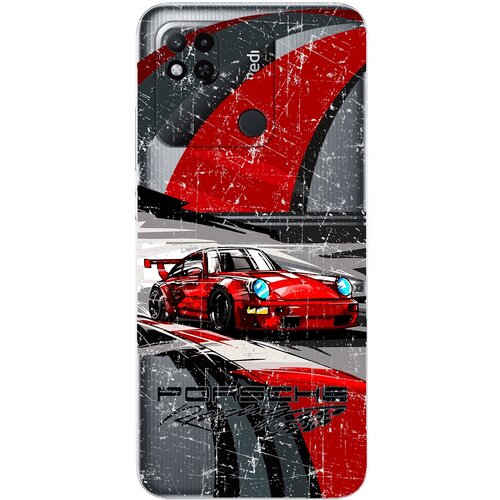 Силиконовый чехол Mcover для Xiaomi Redmi 10A с рисунком Автомобиль Porsche 911 силиконовый чехол mcover для xiaomi redmi 10a с рисунком автомобиль porsche 911