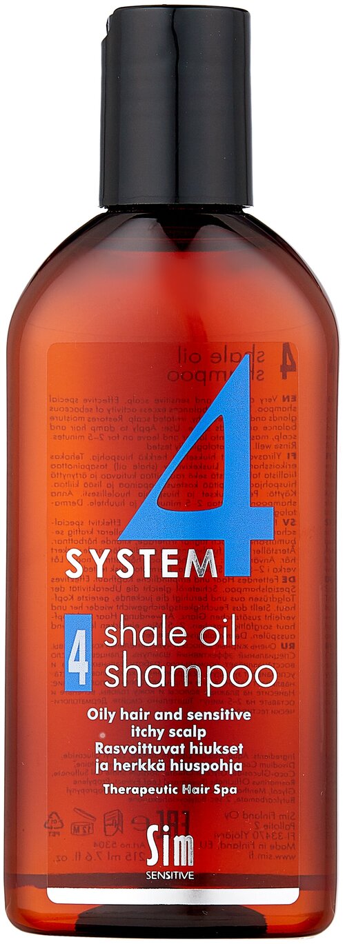 Sim Sensitive шампунь System4 4 Shale Oil Shampoo, 215 мл