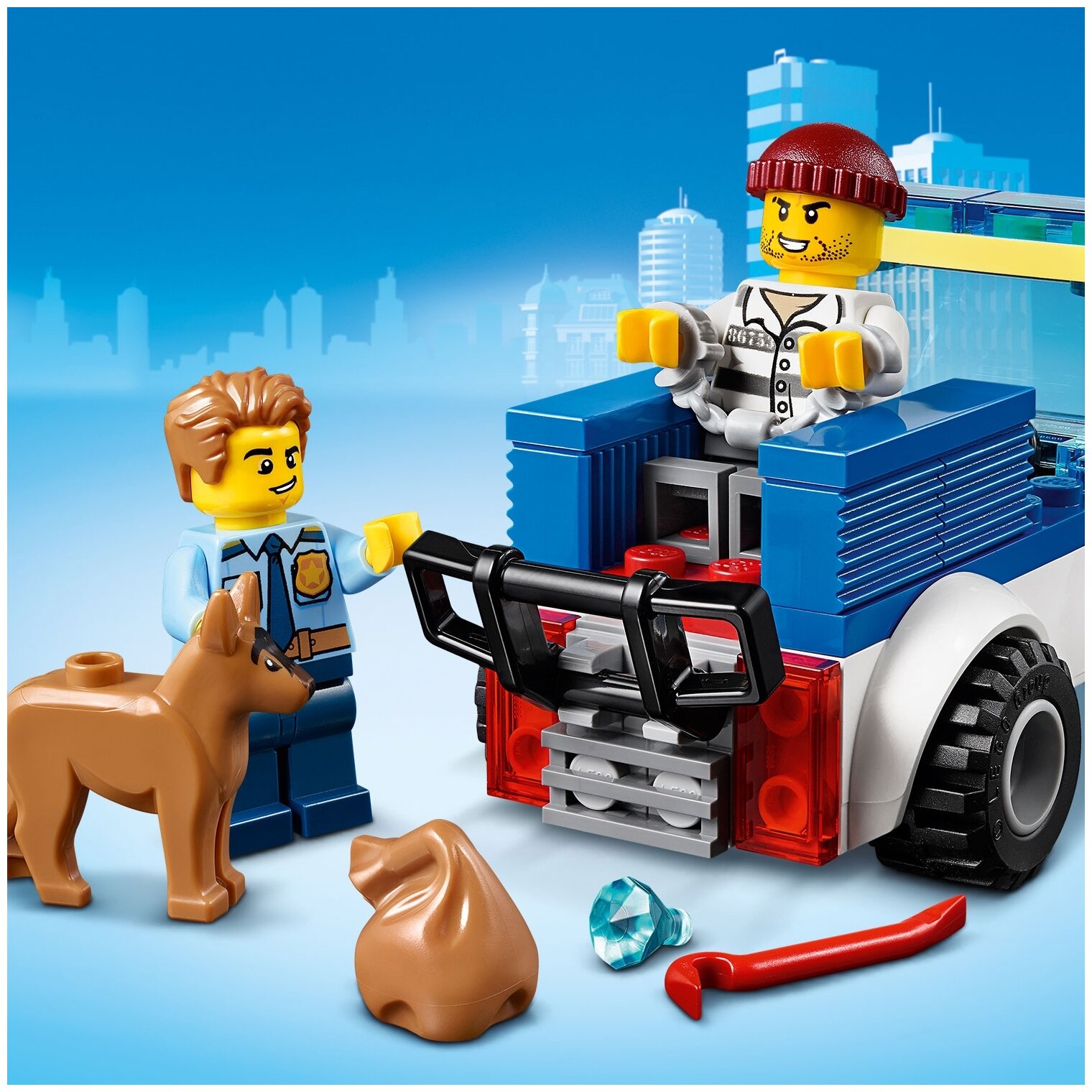 Достоинства и недостатки модели — Конструктор LEGO City Police 60241 Полице...