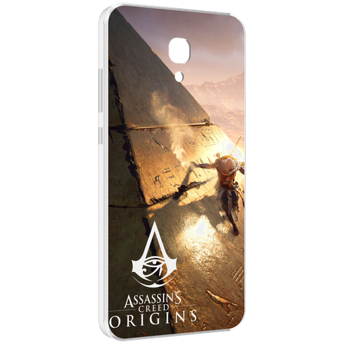 Чехол MyPads Assassin's Creed Origins для Meizu M6 (M711Q) задняя-панель-накладка-бампер