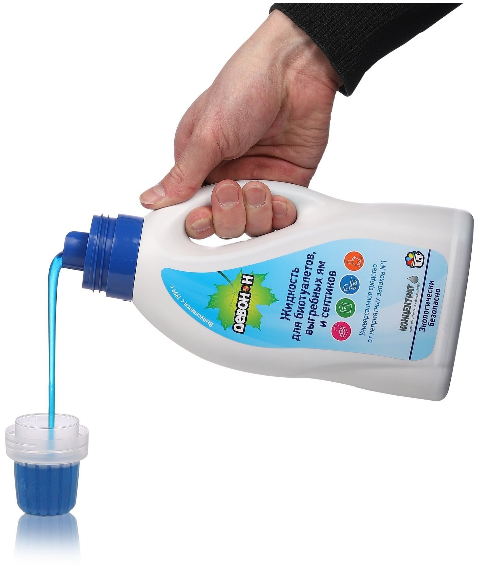 Девон-Н Жидкость для биотуалетов, выгребных ям и септиков 1 л