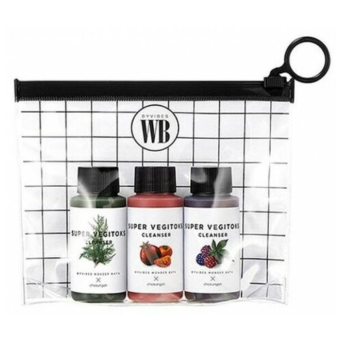 фото Набор мини детокс-гелей wonder bath super vegitoks cleanser miniature kit