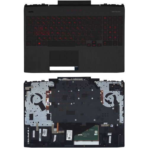 Клавиатура keyboard для ноутбука HP Omen 15-DC топкейс 12793₽