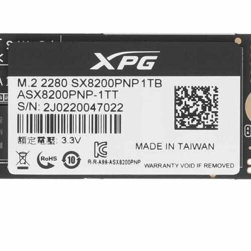 SSD диск ADATA M.2 XPG SX8200 Pro 1 Тб PCIe Gen3x4 3D TLC (ASX8200PNP-1TT-C) - фотография № 18