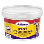 Краска водно-дисперсионная Диола Д-201 для стен и потолков строительная (3 кг) - изображение