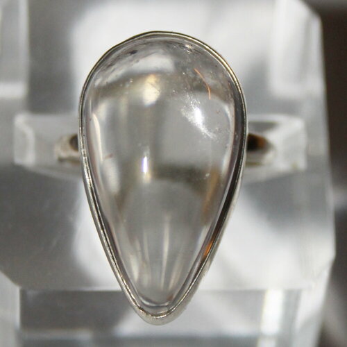 Кольцо True Stones, горный хрусталь, размер 19, прозрачный кольцо циркон горный хрусталь размер 19 серебряный