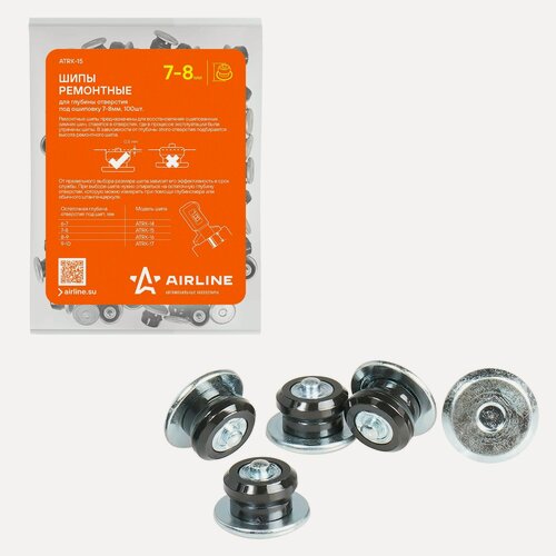 Изображение товара Шипы ремонтные Airline ATRK15, 7-8 мм, 100 шт.