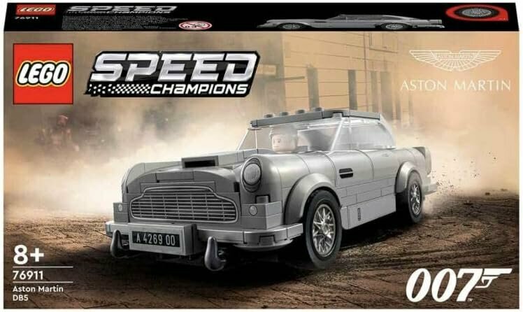 Конструктор LEGO Speed Champions 76911 Aston Martin DB5 Автомобиль агента 00, 298 дет.