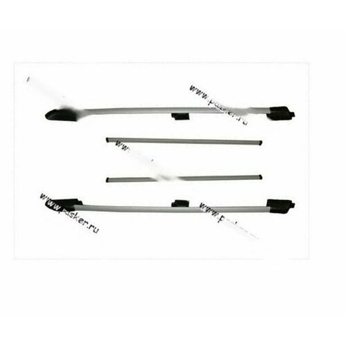 Багажник lada largus рейлинги продольные на крышу + 2 поперечины серебро