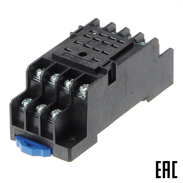 Розетка 285976 CZY14A для промежуточных реле JZX-22F(D) на 4 контакта и РП54 CHINT (3 шт. в комплекте)