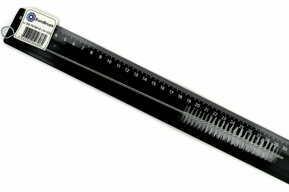 Щетка ерш EuroBrush Д18x100x300 с хв-м + кольцо ворс нейлон 025 (код 14-165) EB-T816818