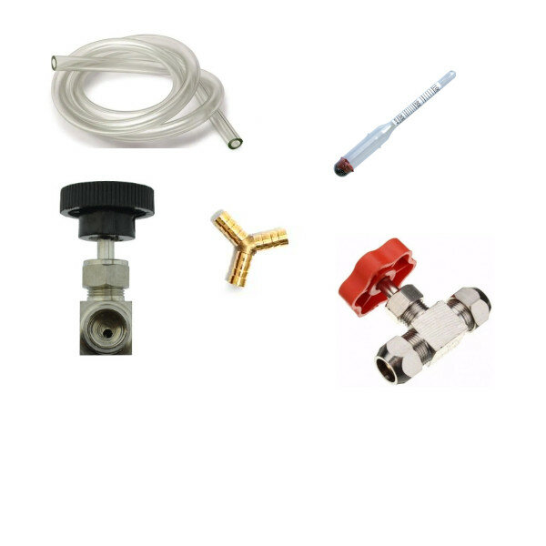 Набор к СА КАК люкссталь (шланги пвх у-образные тройники 1шт кран игольчатый 2шт ареометр) СОЮЗ