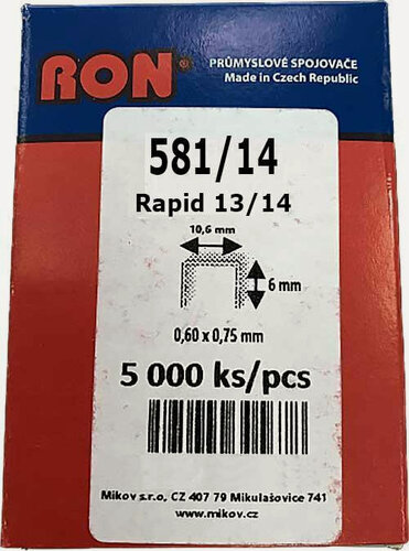 Изображение товара Скоба - 13/14 - 5000 (581/14) шт. RON 10101599