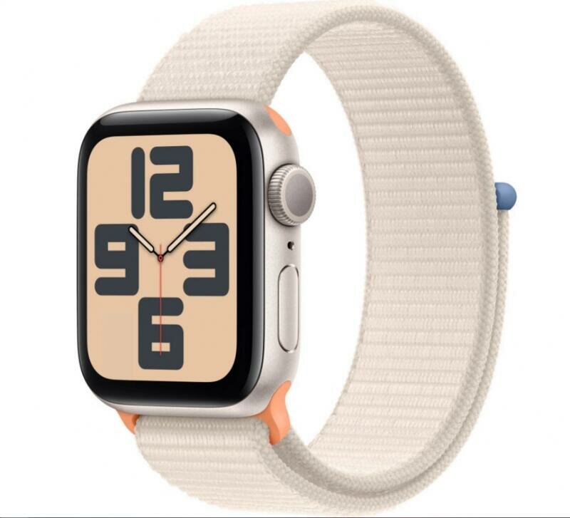 Умные часы Apple Watch Series SE Gen 2 2023 44mm Aluminium Case with Sport Loop Starlight
