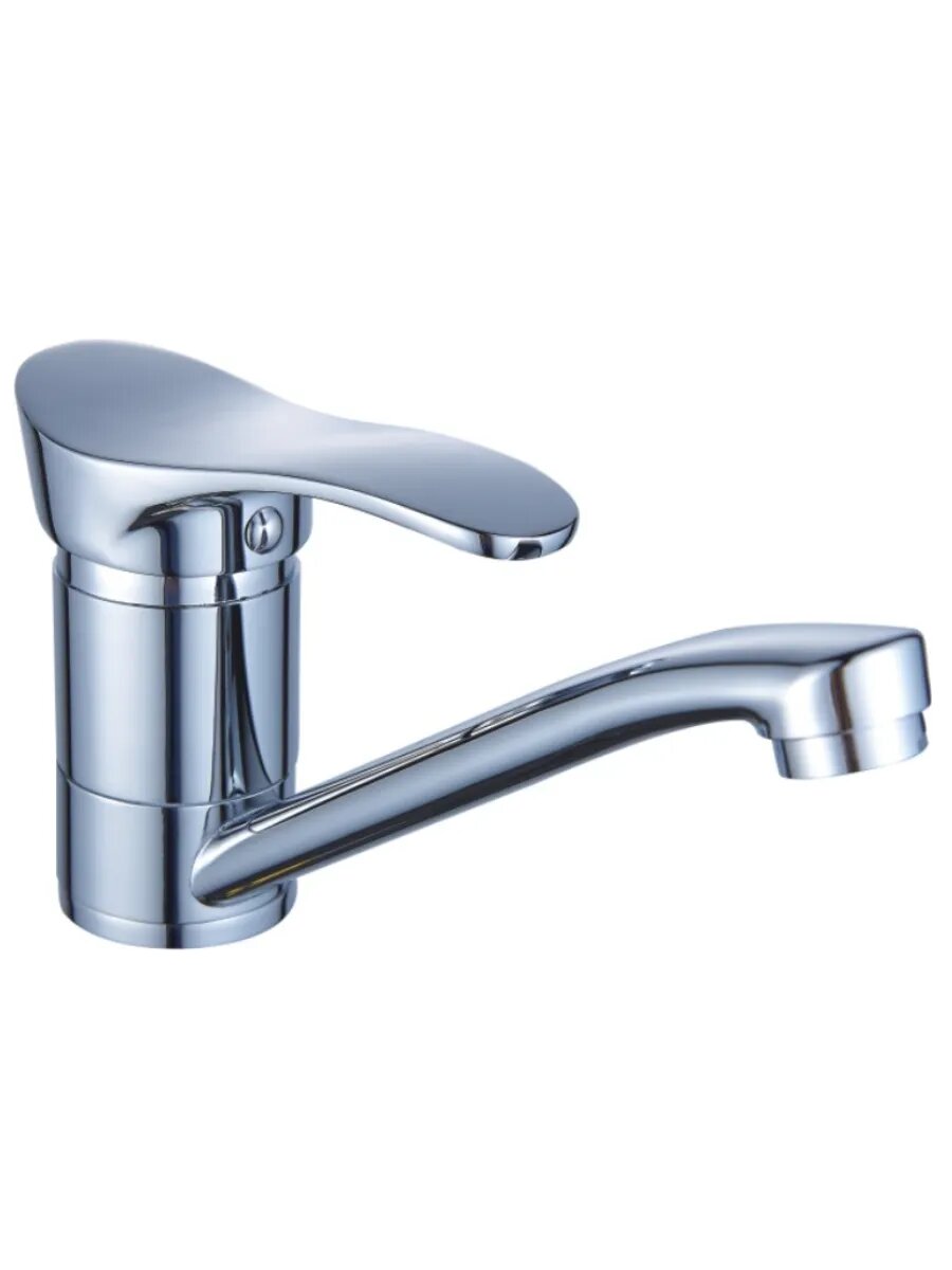 Смеситель для раковины Diadonna, латунь, однорычажный, поворотный излив, хромированный — фото 1