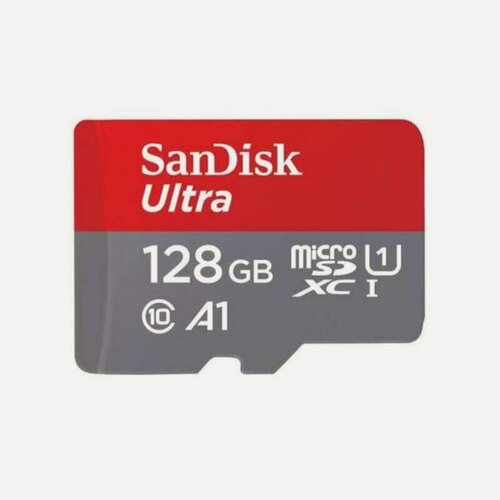 Изображение товара Карта памяти SanDisk 128GB Ultra microSDHC UHS-I Memory Card - 140MB/s (SDSQUAB-128G-GN6MN)