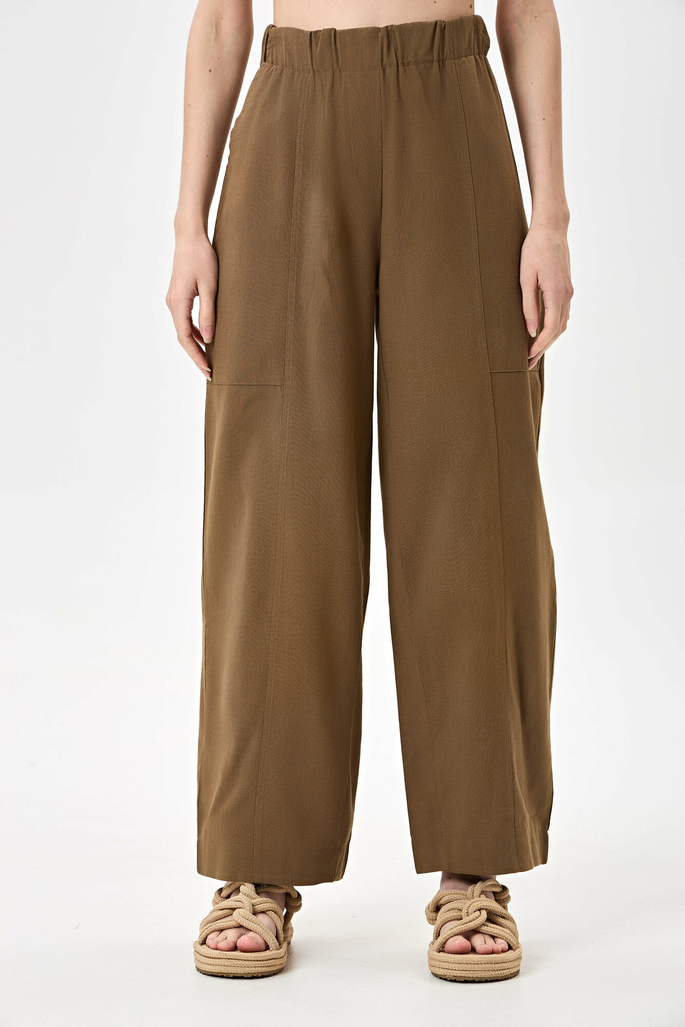 Брюки классические TERRA PRO, размер S, Khaki