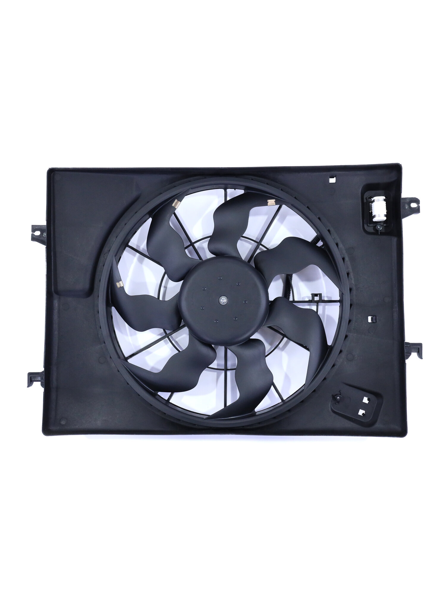 Электровентилятор VOLTON VLT1308036, для Hyundai Tucson/KIA Sportage, с кожухом