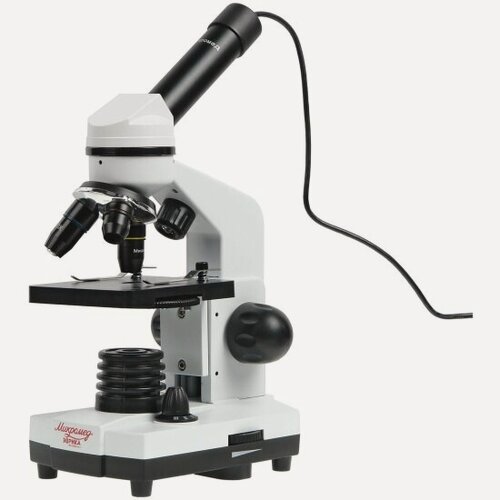 Изображение товара Микроскоп Микромед школьный Эврика 40х-1600х (вар. 2) с видеоокуляром