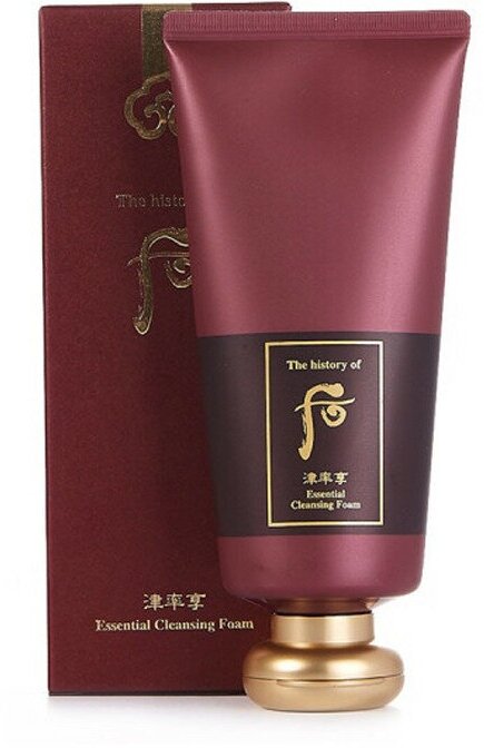 Пенка для лица антивозрастная WHOO JINYULHYANG ESSENTIAL CLEANSING FOAM 180ml