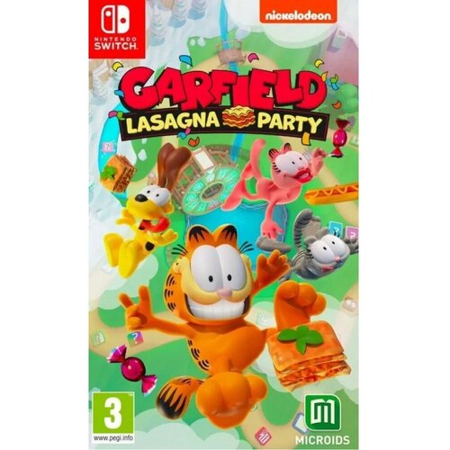 Игра Garfield Lasagna Party (Nintendo Switch, Русские субтитры) игра goat simulator the goaty nintendo switch русские субтитры