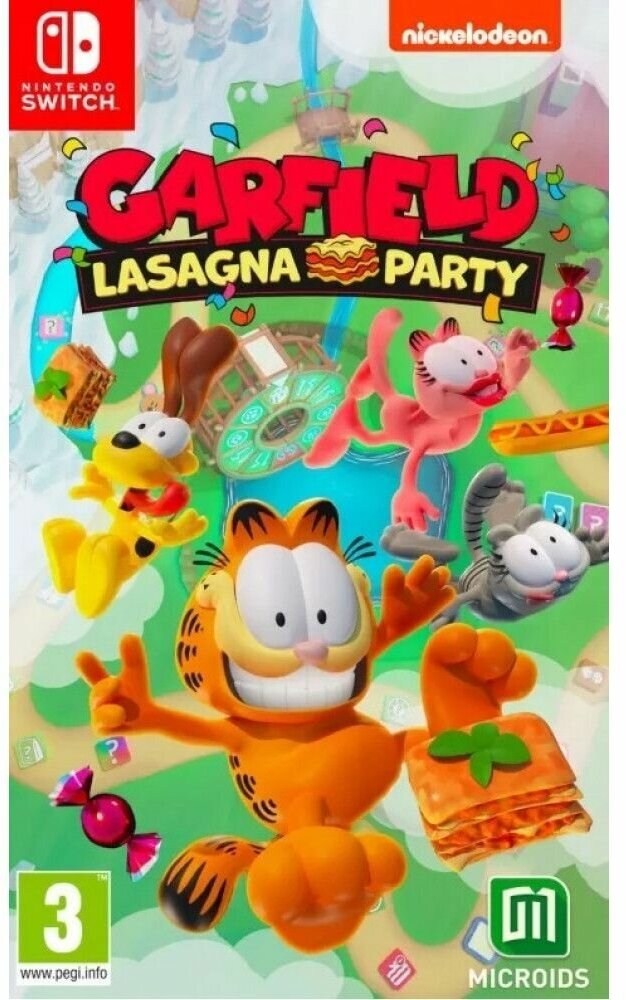 Игра Garfield Lasagna Party (Nintendo Switch, Русские субтитры)