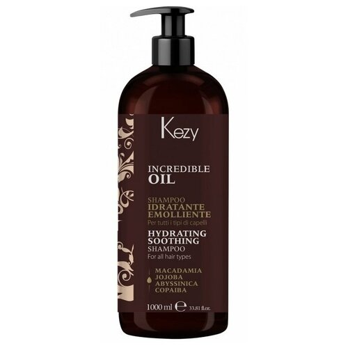 KEZY шампунь Incredible Oil Hydrating Soothing, 1000 мл