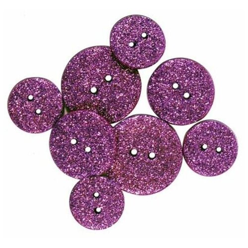 Набор пуговиц Glitter Buttons, 7шт