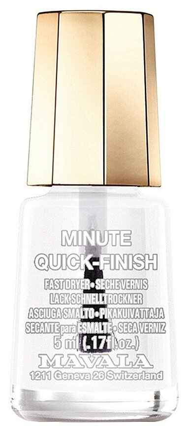 Mavala Верхнее покрытие Minute Quick-Finish, бесцветный, 5 мл, 28 г