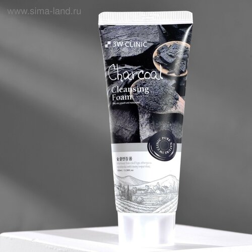 Глубоко очищающая пенка для сужения пор Charcoal Cleansing Foam с древесным углём, 100 мл