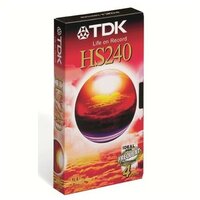 Видеокассета VHS, TDK HS240.