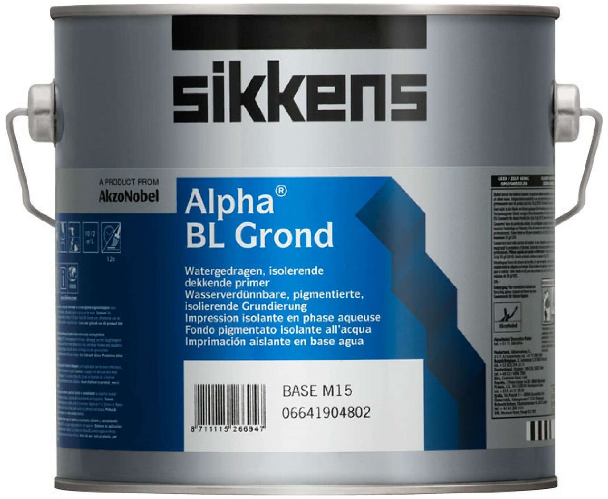 SIKKENS ALPHA BL GROUND краска грунтовочная, колеруемая для стен ...