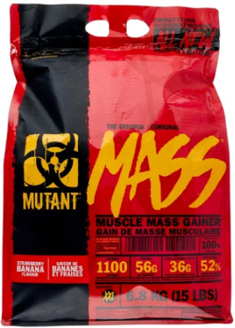 Mutant Mass 6800 гр 15 lb (Mutant) Клубника-банан