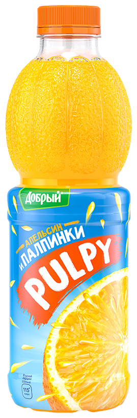 Напиток сокосодержащий Pulpy Апельсин 0.9л - фотография № 5