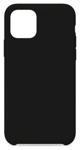 Накладка силикон DF для Apple iPhone 11 Pro Max черная - фото №1