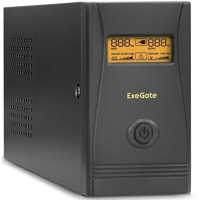 Интерактивный ИБП ExeGate Power Smart ULB-850 (EP285477RUS) черный 480 Вт