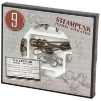 Головоломка Eureka Набор из 9 Стимпанк головоломок серый (9 Steampunk Puzzles grey set)