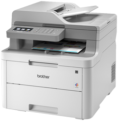 МФУ лазерное Brother DCP-L3550CDW, цветн., A4, белый/серый