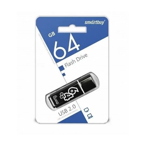 Smart Buy USB 64GB Glossy series Black