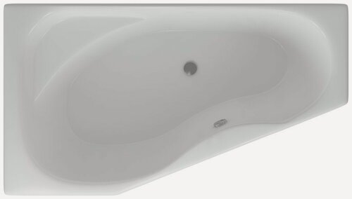 Изображение товара Акриловая ванна 170x95 угловая, левая с каркасом, экраном и слив-переливом Aquatek Медея, 100% акрил
