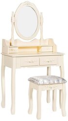 Столик туалетный Secret de Maison Arno HX18-263, ДхШ: 75 х 40 см, butter white