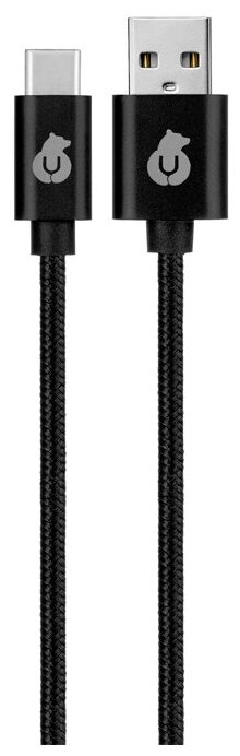 uBear CORD USB-C to USB-A Cable, 1,2 m. black