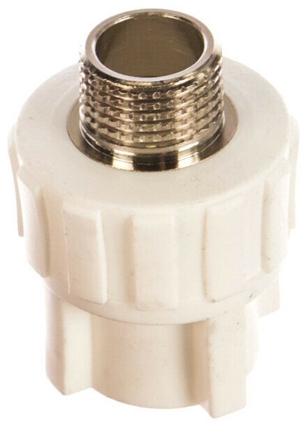 муфта pn25 комбинированная, наруж. резьба d20х1/2" ростерм 100013494 - фото №1