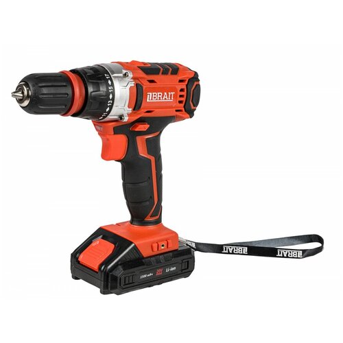 Дрель аккумуляторная BRAIT BCD20SQ 18В 2 АКБ 622000₽