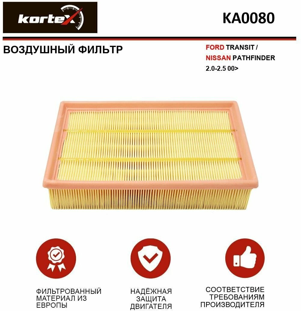 Воздушный фильтр KORTEX KA0080