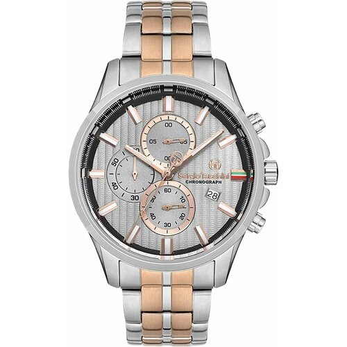 Наручные часы SERGIO TACCHINI Наручные часы Sergio Tacchini ST.1.10156-5 с хронографом, серебряный