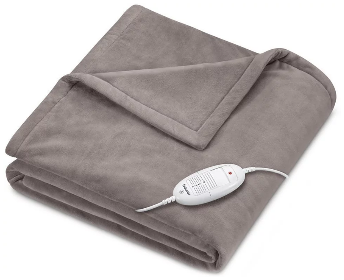 Электрическое одеяло Beurer HD75 серый 100Вт