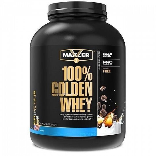 Maxler 100% Golden Whey Protein 2270 гр 5 lb (Maxler) Капучино