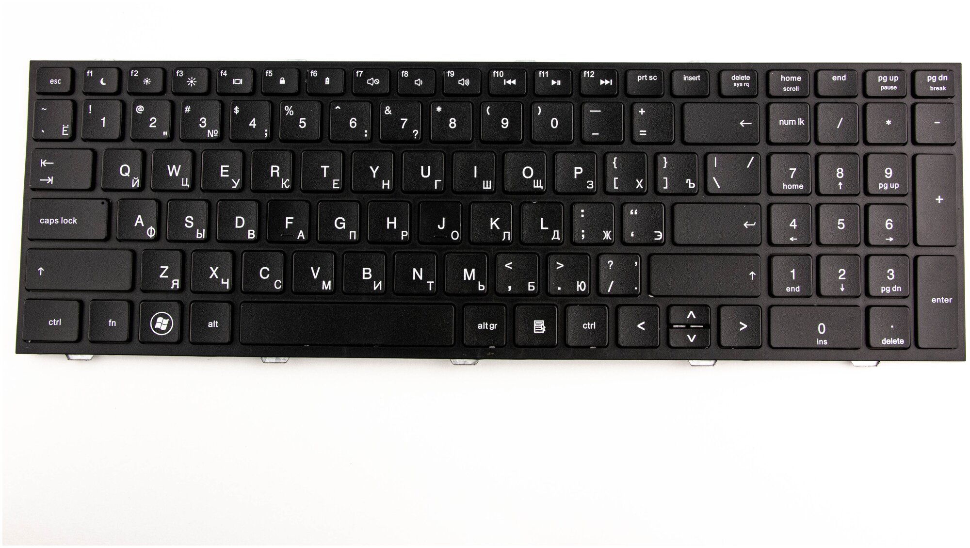 Клавиатура для HP Probook 4540s Черная c рамкой p/n: 676504-251 677045-251 684632-251 701485-251